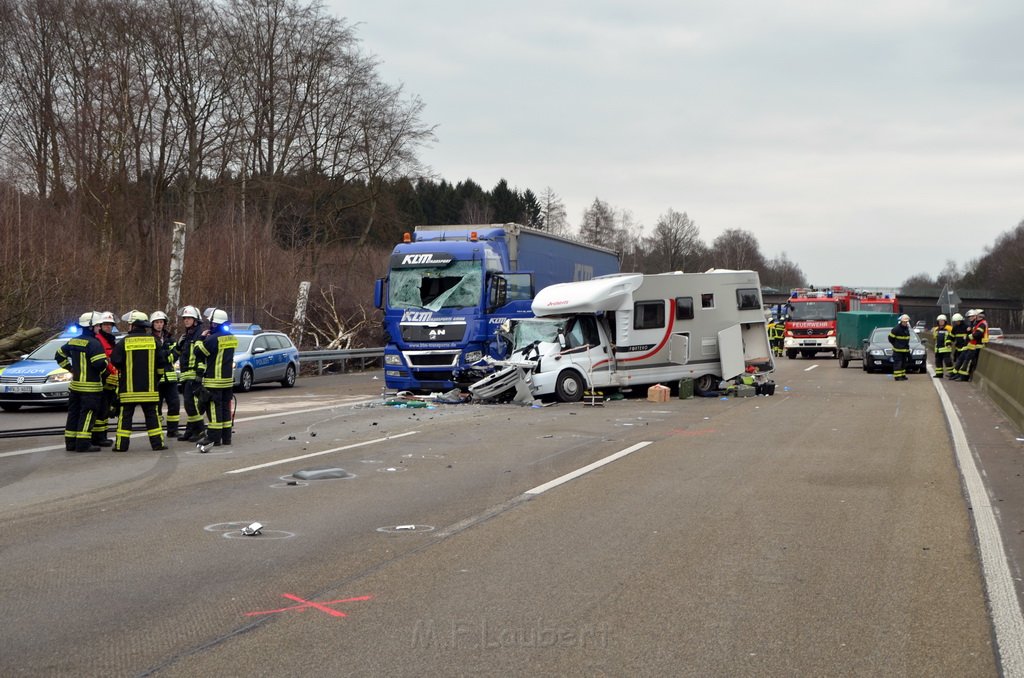 Schwerer VU A 1 Rich Saarbruecken kurz vor AK Leverkusen P097.JPG - Miklos Laubert